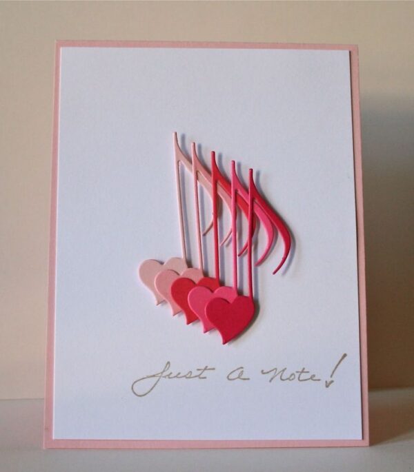 RHYTHM HEART Abstract Love Card – การ์ดลายคลื่นหัวใจนามธรรม