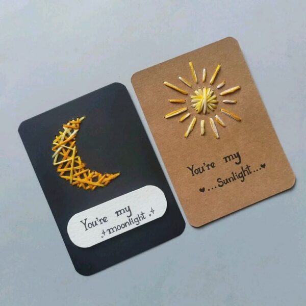 SUN & MOON Die-Cut Card Set – ชุดการ์ดไดคัทพระอาทิตย์พระจันทร์