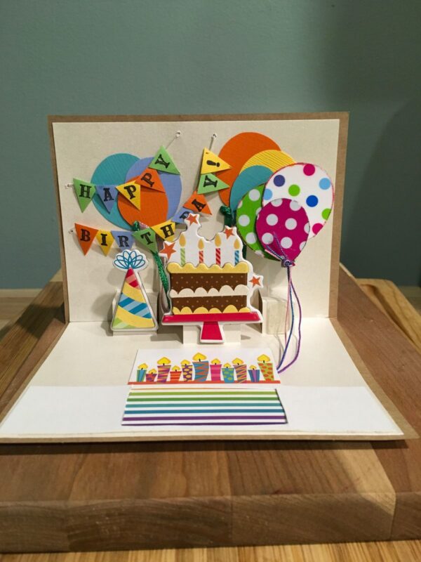BALLOON HOUSE Pop-up Card – การ์ด Pop-up บ้านลูกโป่ง