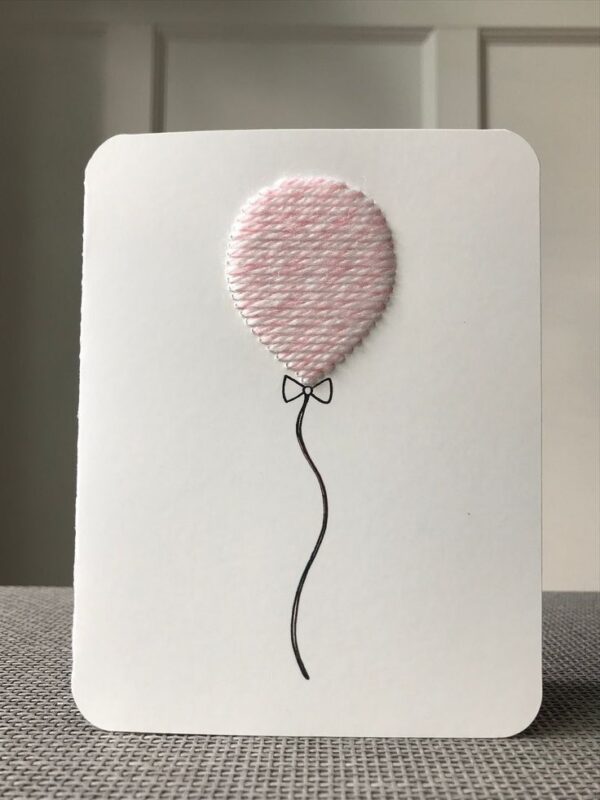 PALE BALLOON Pop-up Card – การ์ดลูกโป่งสีอ่อนปะนูน