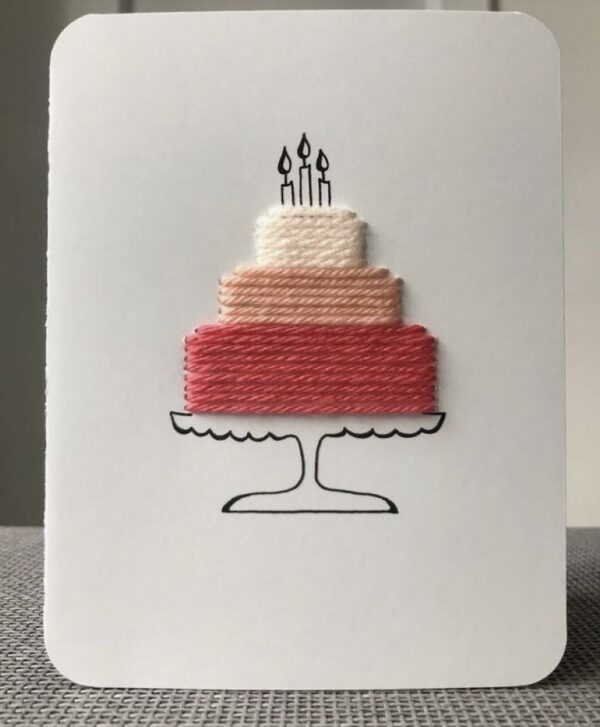 TOWER CAKE Pop-up Birthday Card – การ์ดวันเกิด Pop-up เค้กทรงสูง