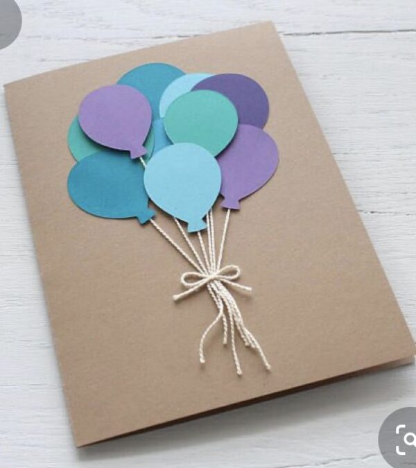 BALLOON HEART Pop-up Card – การ์ด Pop-up หัวใจลูกโป่ง