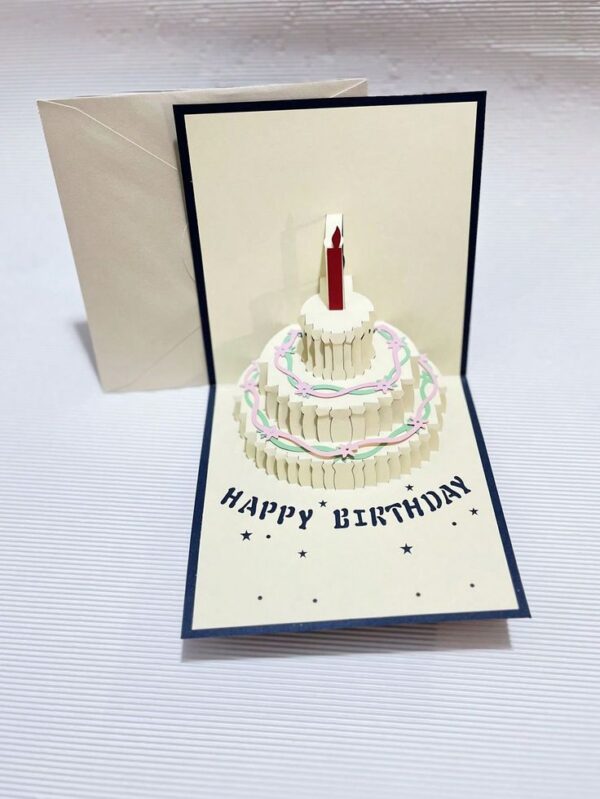 RED HEART Pop-up Balloon Card – การ์ดหัวใจลูกโป่ง 3 มิติสีแดง