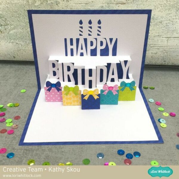 POP-UP TEXT Happy Birthday Card – การ์ดวันเกิด Pop-up ตัวอักษร