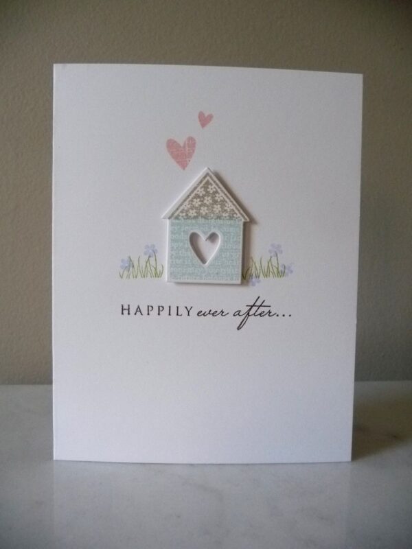 HAPPY HOME Simple Card – การ์ดลายบ้านเรียบง่าย